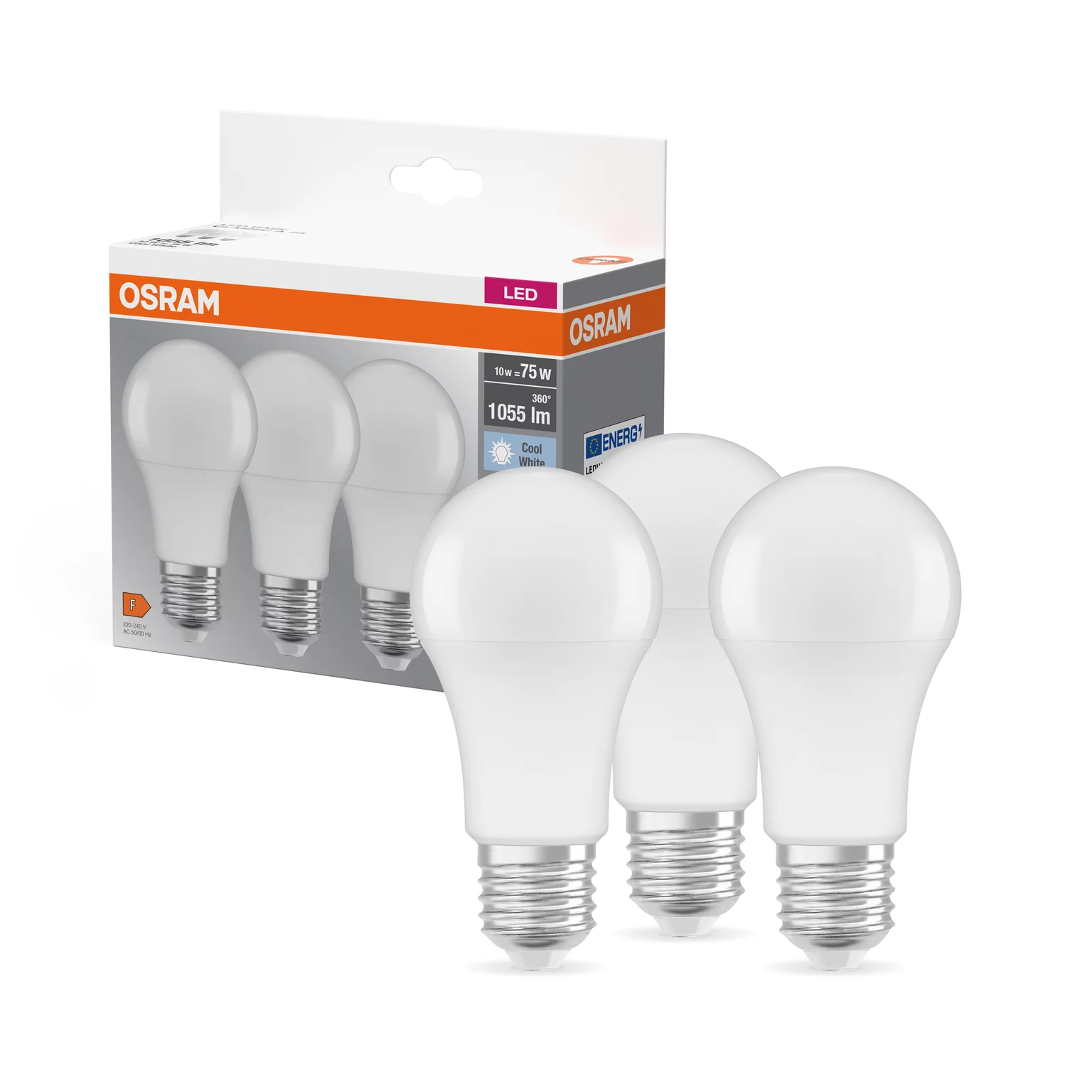 Iluminat - Set 3 Becuri LED Osram E27 10W 1055lm Lumină Neutră 4000K