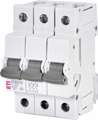 Sigurante si protectii - Siguranta automata ETIMAT P6 3p C32