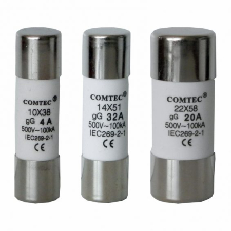 Sigurante cilindrice - Siguranta fuzibila cilindrica CH10 25A, MF0006-20363, Comtec