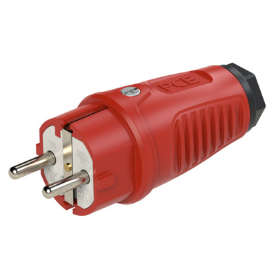 Cabluri electrice si conductori - Stecher Industrial PCE APCE-0511-RS, 3 Poli, 16A, IP54 – Carcasă din Cauciuc, Montaj Rapid