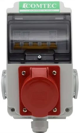 Tablouri Electrice - TABLOU SANTIER. 6L IP44 ECHIP.T1x16+M2x16