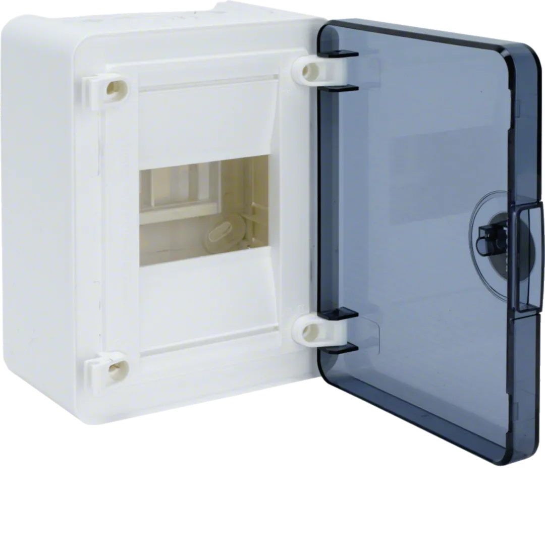 Tablouri Electrice - Tablou aparent golf, 1R/4M, ușă transparentă, VS104TD