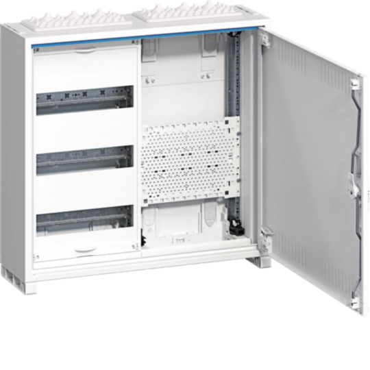 Tablouri cu montaj aparent - Tablou metalic combo(hibrid), 36 module, 3x12, aparent ,  Hager, Univers, FWB32K1