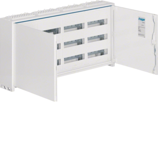 Tablouri Electrice - Tablou metalic, 144 module, 3x48, aparent ,  Hager, Univers, FWB34S