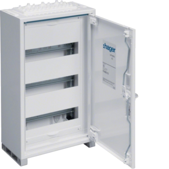 Tablouri Electrice - Tablou metalic, 36 module, 3x12, aparent ,  Hager, Univers, FWB31S