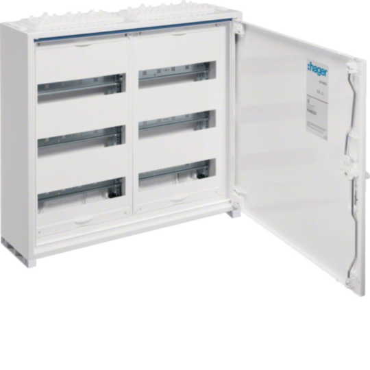 Tablouri Electrice - Tablou metalic, 72 module, 3x24, aparent ,  Hager, Univers, FWB32S