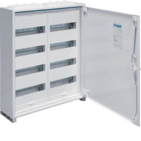 Tablouri Electrice - Tablou metalic, 96 module, 4x24, aparent ,  Hager, Univers, FWB42S