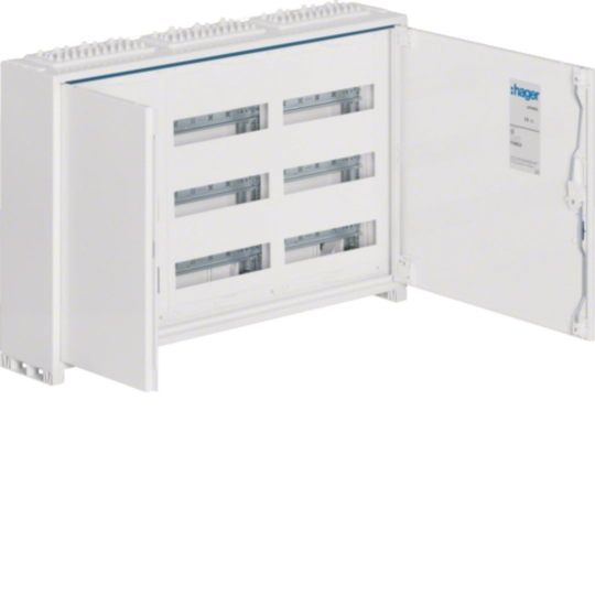 Tablouri Electrice - Tablou metalic, 108 module, 3x36, aparent ,  Hager, Univers, FWB33S