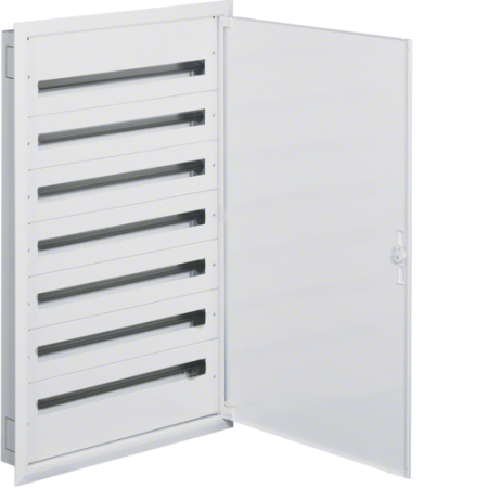 Tablouri Electrice - Tablou metalic, 252 module, incastrat, 7x36 M, usa opaca, Hager, FW736F