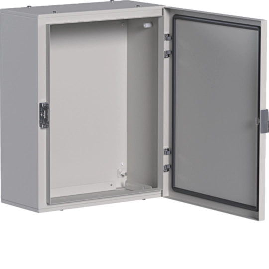 Tablouri cu montaj aparent - Tablou metalic IP65 54M 500x400x200, usa plina, Hager, FL112A