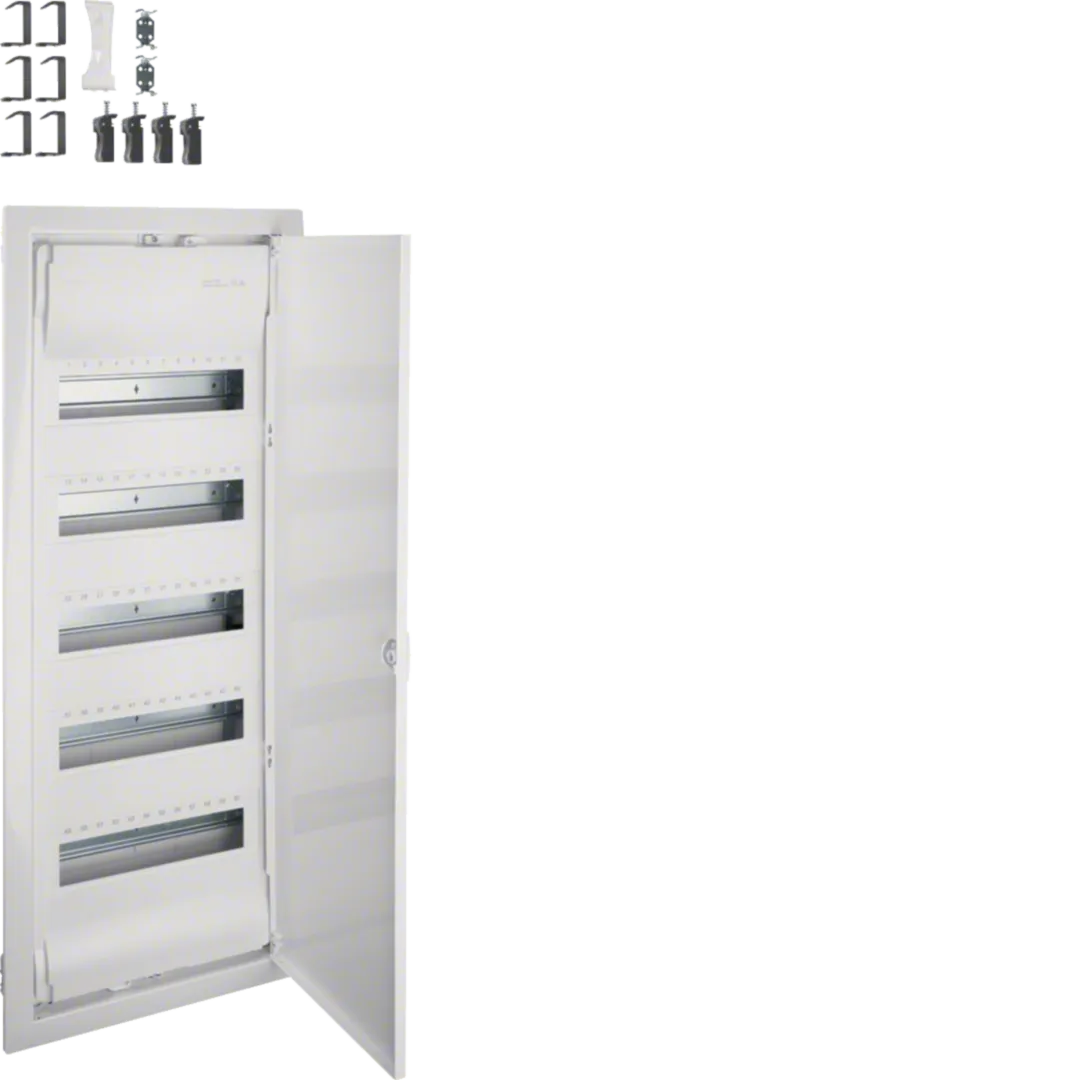 Tablouri Electrice - Tablou Volta 60 module, pentru gips carton, usa opaca, Hager VH60NE