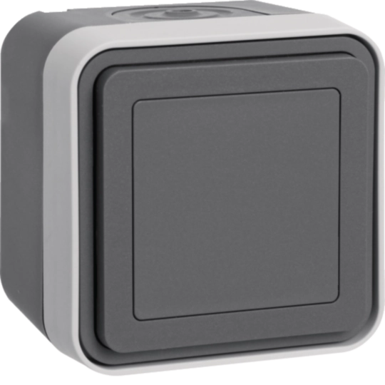 Produse - Tasta falsa W.1, IP55, gri, Hager, WNC157