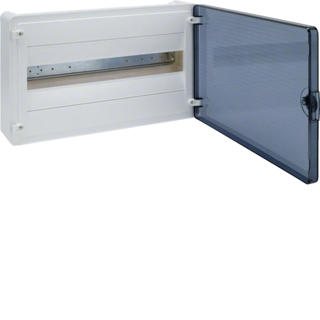 Tablouri Electrice - Tablou aparent golf, 1R/18M, ușă transparentă, VS118TD