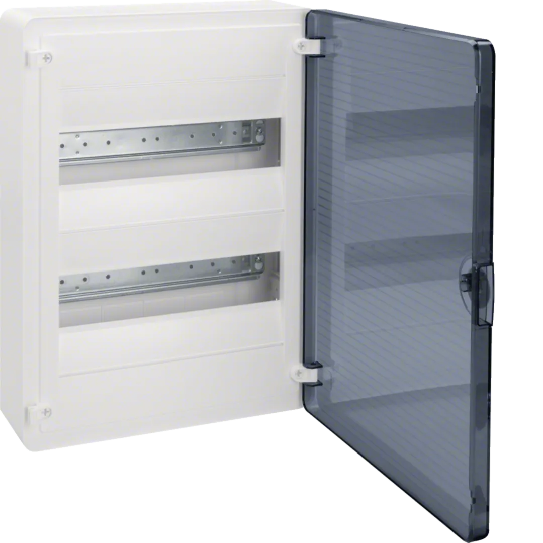 Tablouri Electrice - Tablou aparent golf, 2R/24M, ușă transparentă, VS212TD