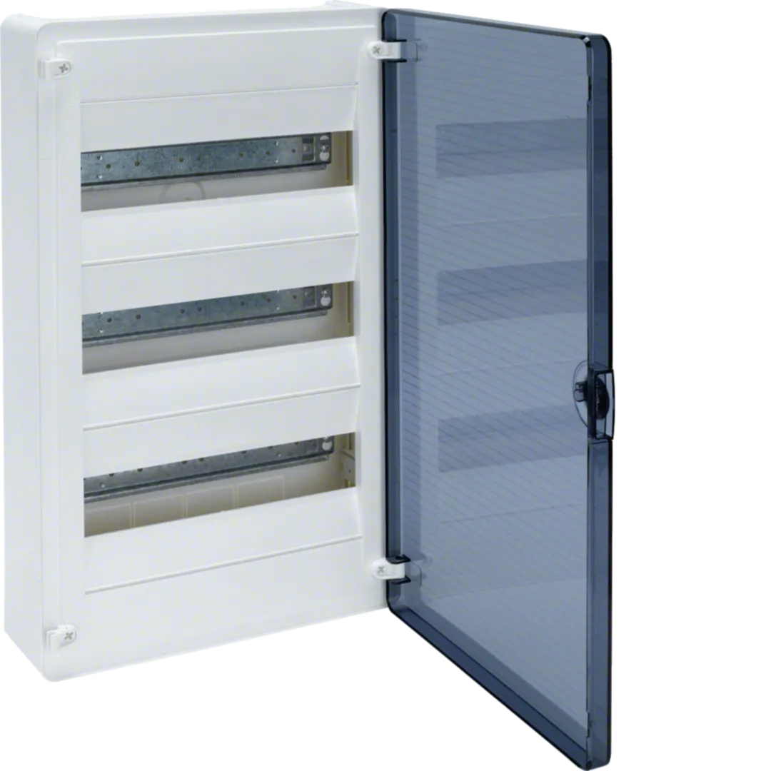 Tablouri Electrice - Tablou aparent golf, 3R/36M, ușă transparentă, VS312TD