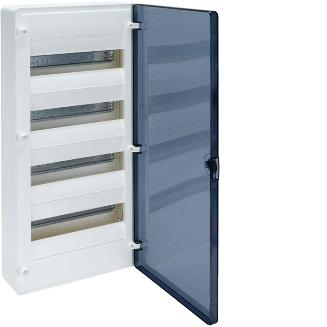 Tablouri Electrice - Tablou aparent golf, 4R/48M, ușă transparentă, VS412TD