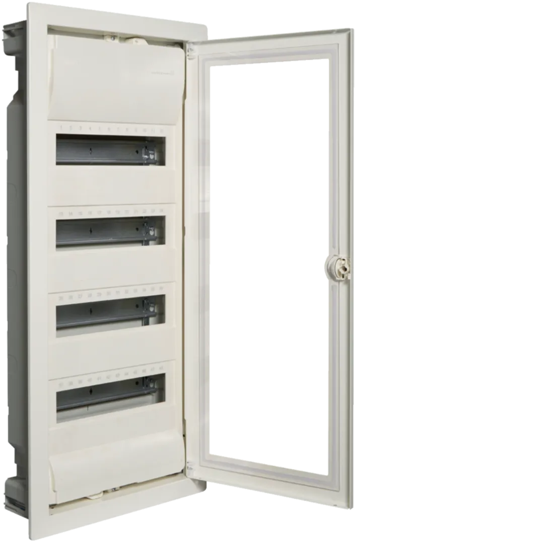 Tablouri Electrice - Tablou Volta 48 module, incastrat, usa trasparenta, Hager VU48NG