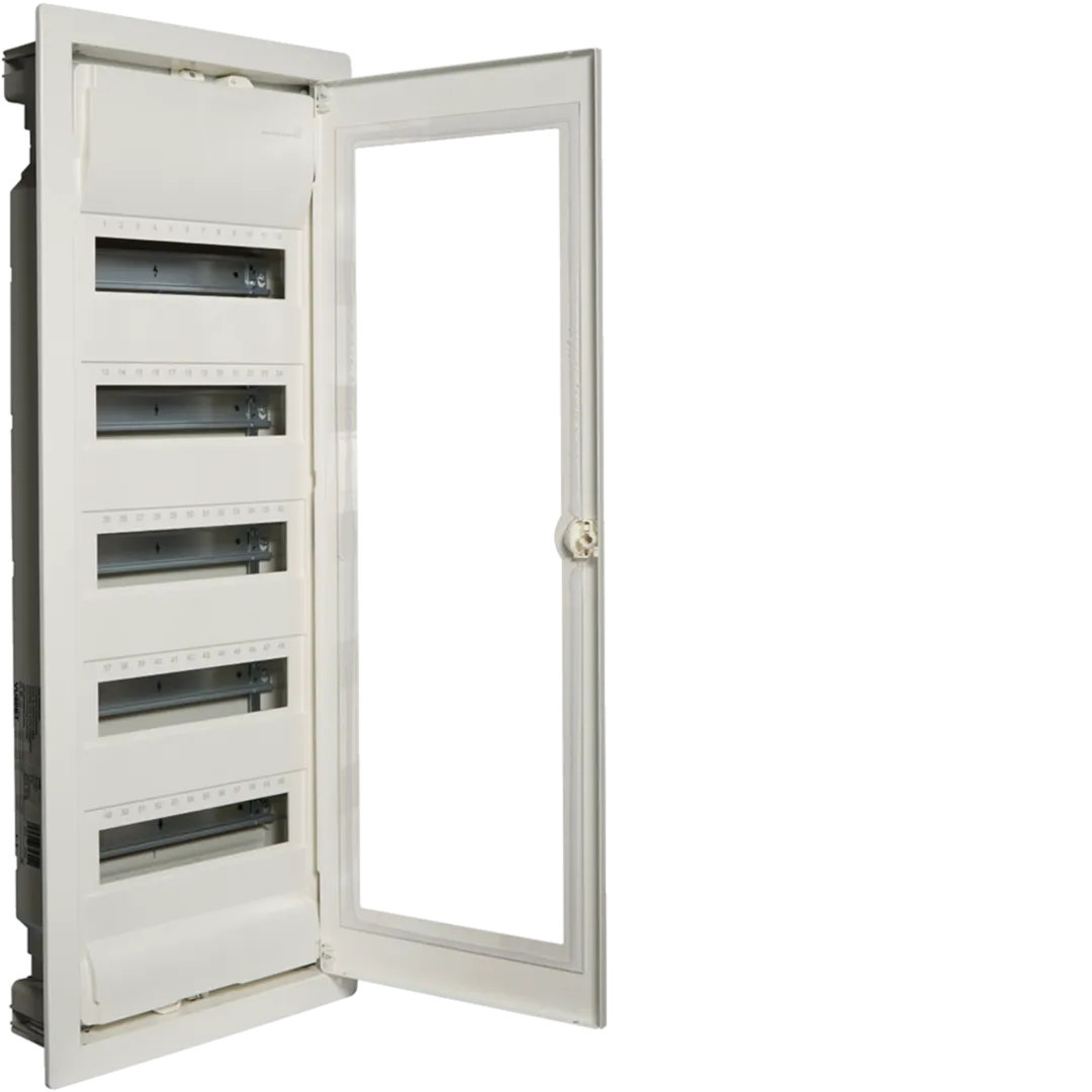 Tablouri Electrice - Tablou Volta 60 module, incastrat, usa trasparenta, Hager VU60NG