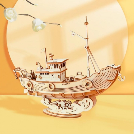 Puzzle 3D Fishing Ship [4]