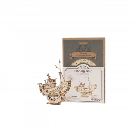 Puzzle 3D Fishing Ship [5]