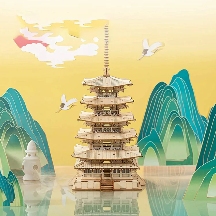 Puzzle 3D, Pagoda, 275 piese [2]