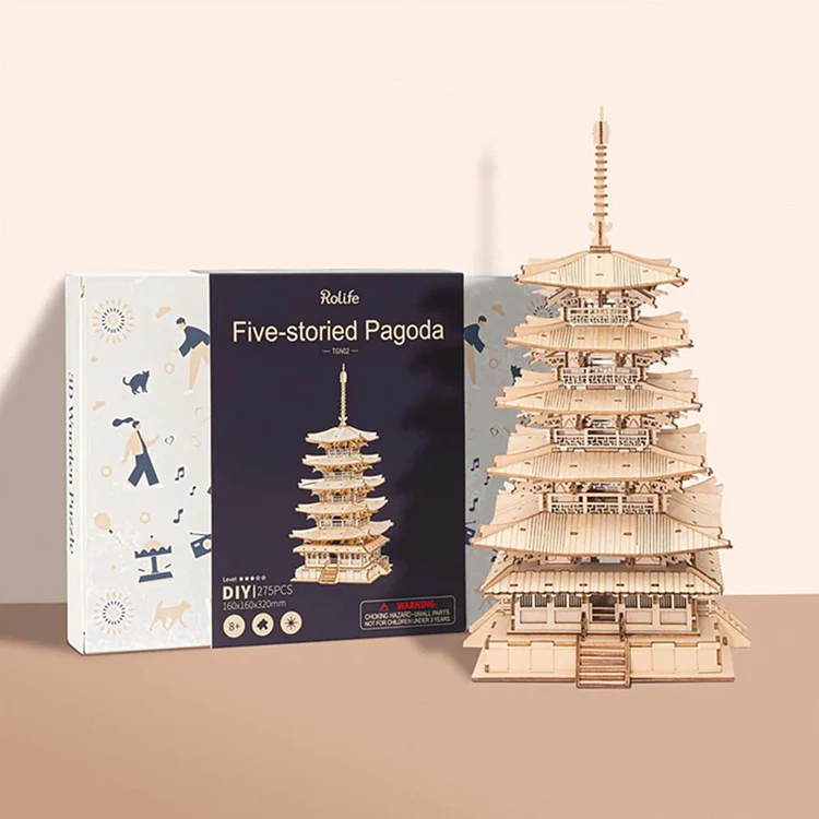 Puzzle 3D, Pagoda, 275 piese [4]