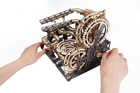 Puzzle 3D Marble Night City, Lemn, 294 piese [5]