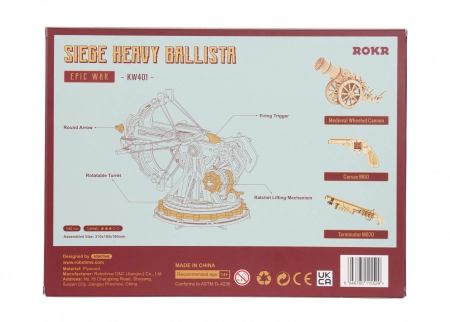 Puzzle 3D Mecanic, Balista asalt [7]
