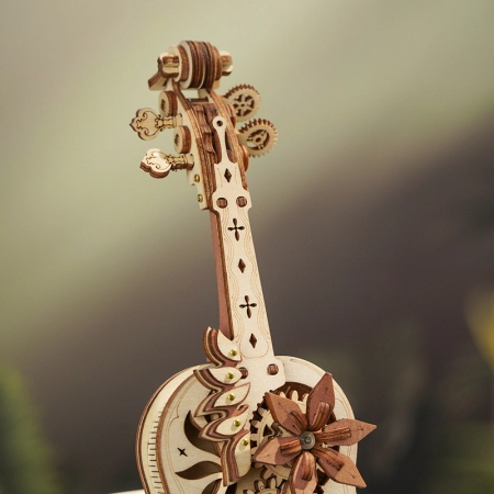 Puzzle 3D Mecanic, cutiuta muzicala, Violoncel magic [5]