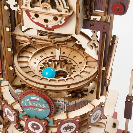 Puzzle 3D mecanic, Fabrica de ciocolata Marble Run, 513 piese [8]