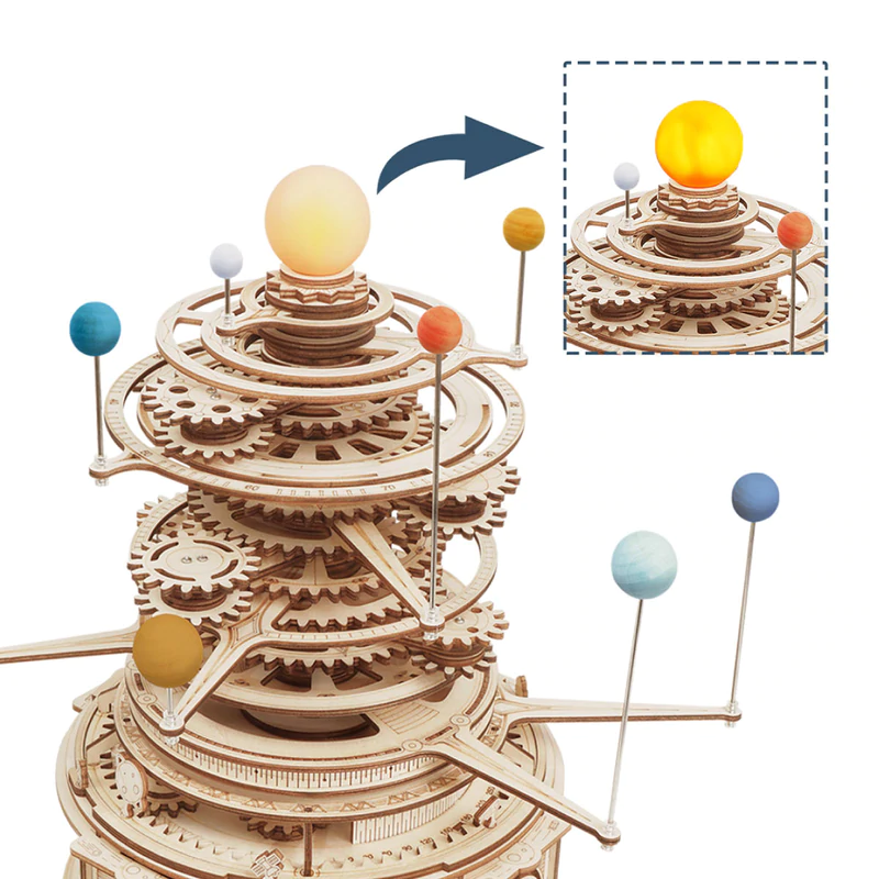 Puzzle 3D Mecanic, Planetariu, 316 piese [3]