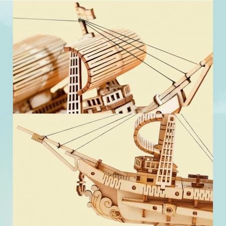 Puzzle 3D Sailing Ship [3]
