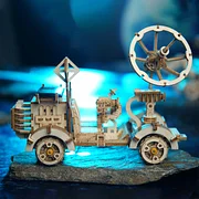 Puzzle 3D spatial, cu baterie solara, Rambler Rover [3]