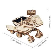 Puzzle 3D spatial, cu baterie solara, Vagabond Rover [3]