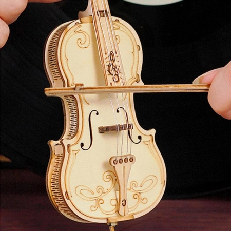 Puzzle 3D, Violoncel, 58 piese [4]