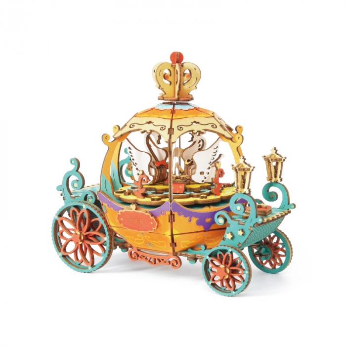 Vehicle - Puzzle 3D Cutie Muzicala, Pumpkin Carriage