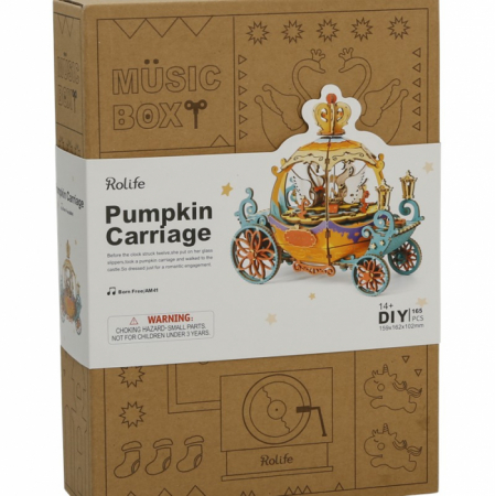 Puzzle 3D Cutie Muzicala, Pumpkin Carriage [3]