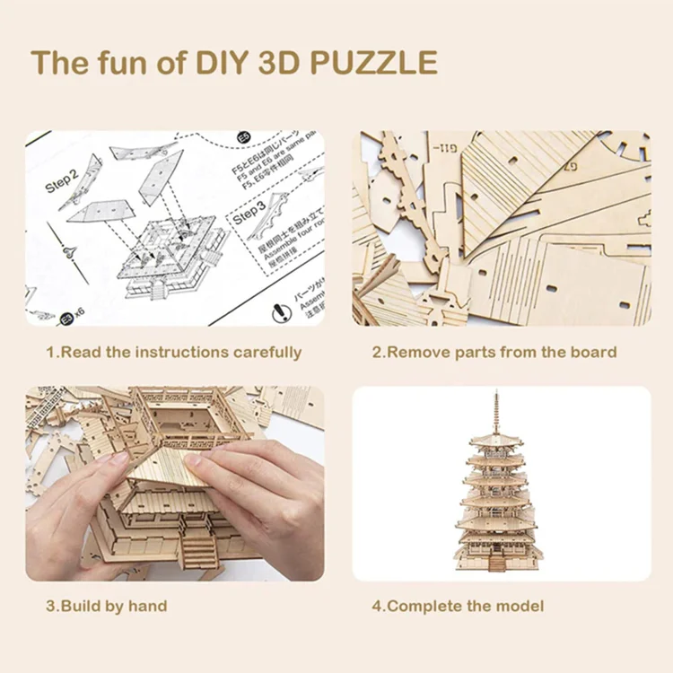 Puzzle 3D, Pagoda, 275 piese [5]