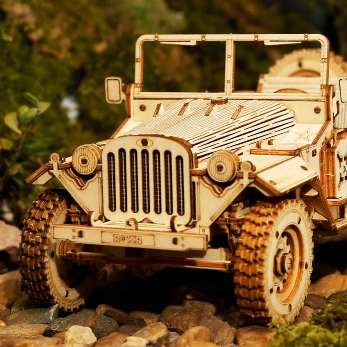 Puzzle 3D Jeep [4]