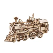 Vehicle - Puzzle 3D Locomotive, ROKR, Lemn, 349 piese