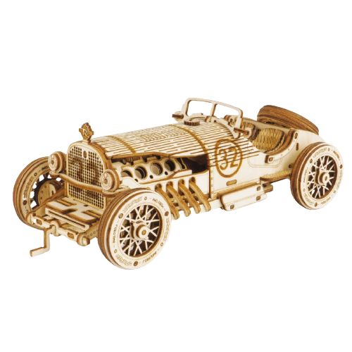 3D Wooden Puzzle - Puzzle 3D Masina de curse