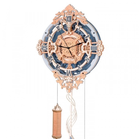 Clock ＆ Calendar - Puzzle 3D mecanic, Ceas de perete din epoca romantica, 231 piese