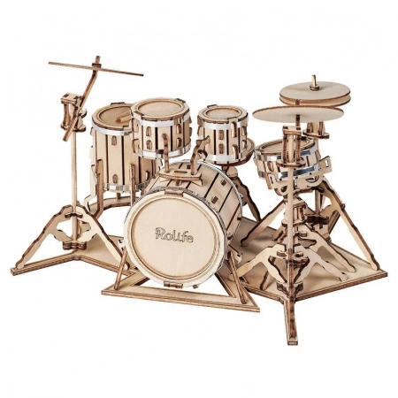Musical Instrument - Puzzle 3D, Set de tobe, 246 piese