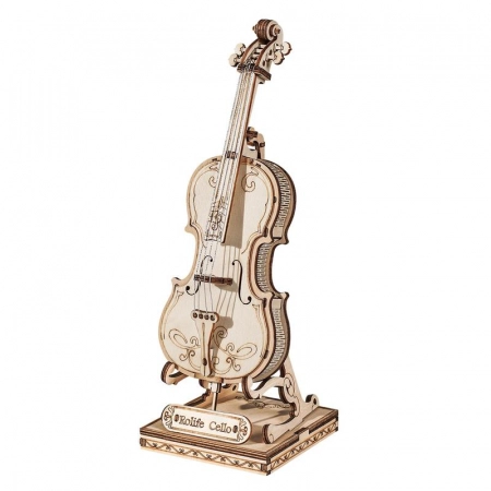 Musical Instrument - Puzzle 3D, Violoncel, 58 piese
