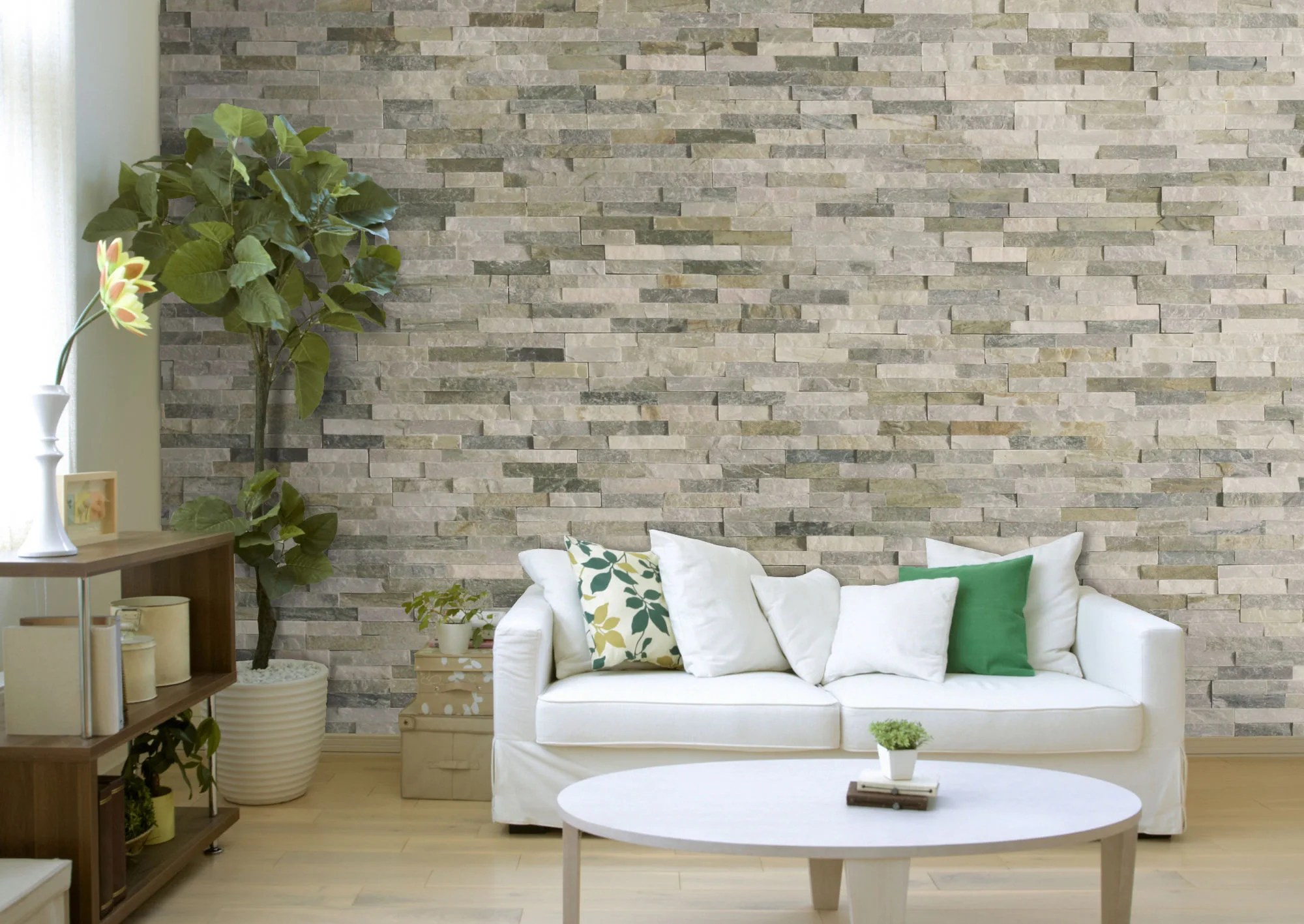 Piatra naturala decorativa Modulo Natimur Bej interior exterior [2]