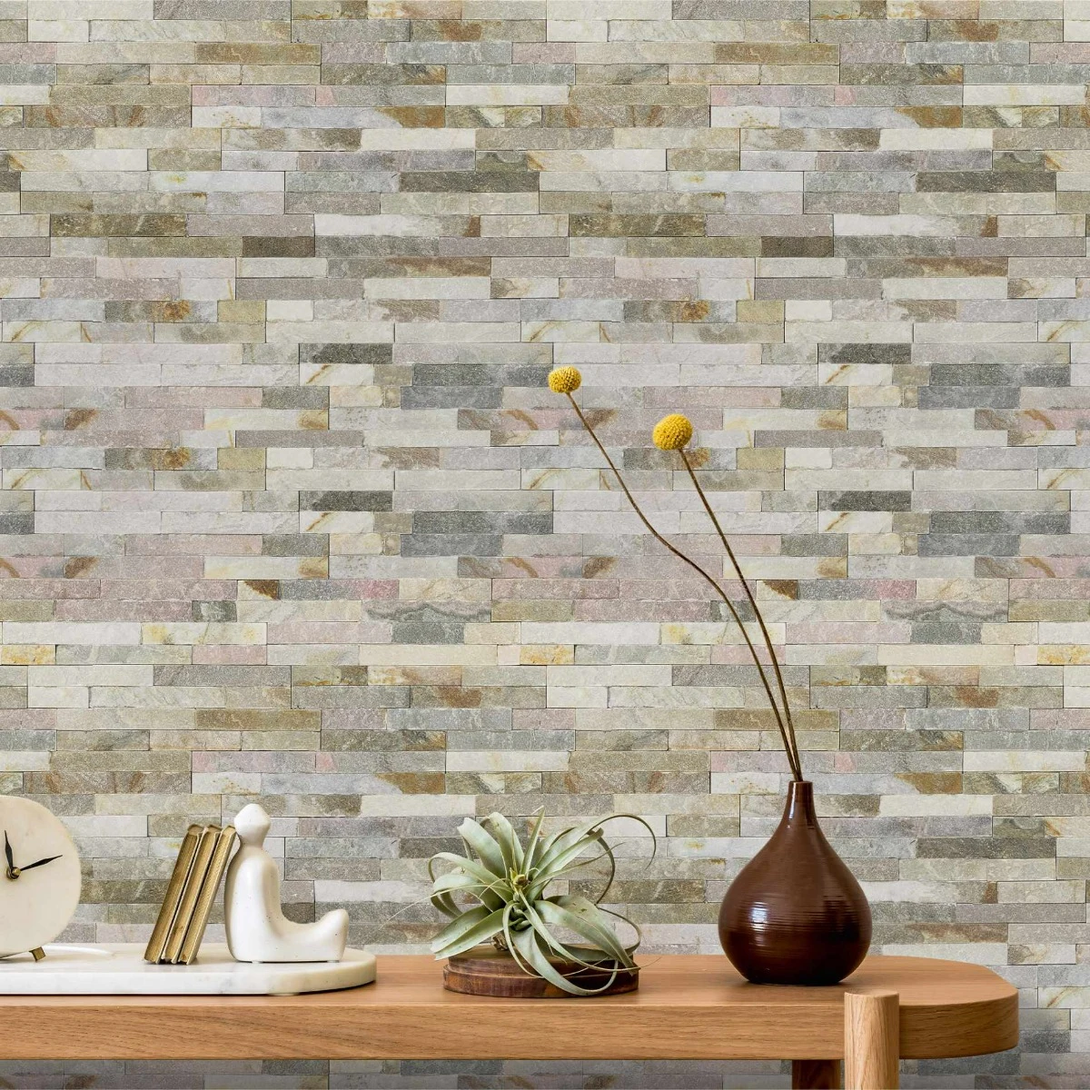 Piatra naturala decorativa Modulo Natimur Bej interior exterior [3]