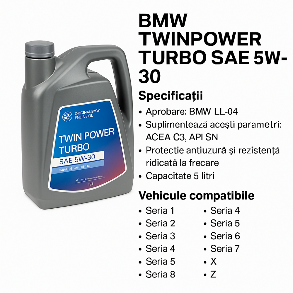 BMW TwinPower Turbo SAE 5W-30 5L – Cod: 83215B65F02 [2]