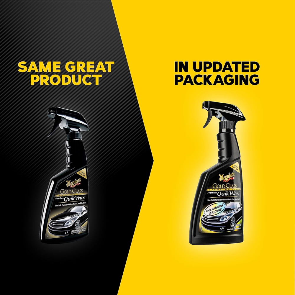 Meguiar’s G7716 Gold Class Quik Wax – Ceară Spray pentru Luciu Profund, 473ml [6]