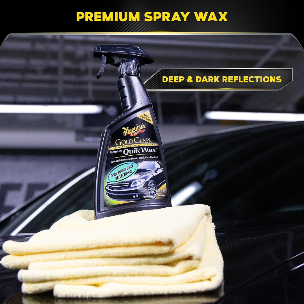 Meguiar’s G7716 Gold Class Quik Wax – Ceară Spray pentru Luciu Profund, 473ml [5]