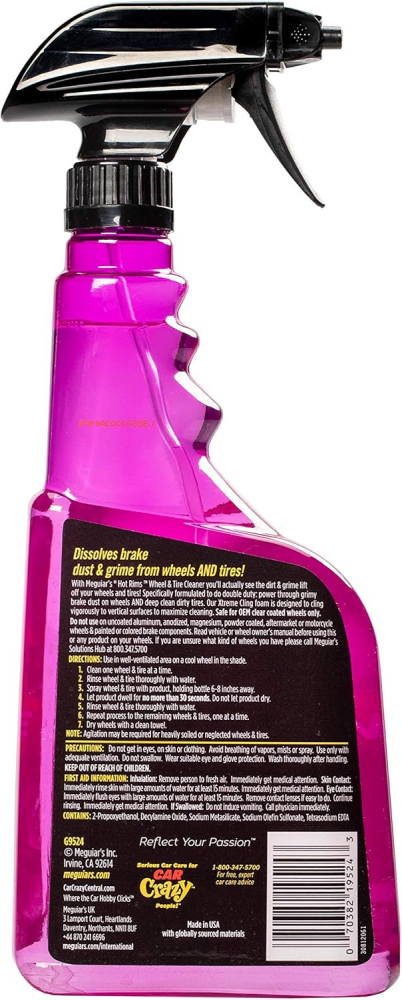 Meguiar's G9524 Hot Rims Wheel & Tire Cleaner. [4]